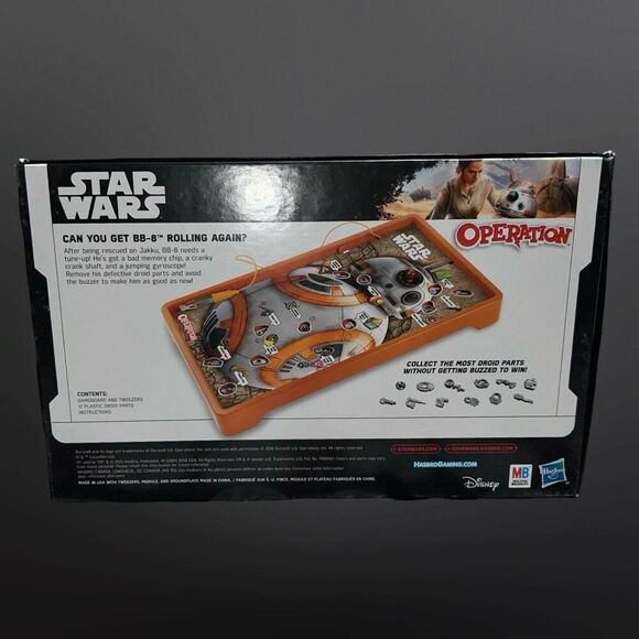 Star Wars Operation Disney Hasbro Help Repair BB-8 Watch Out for the Buzzer Game - Picture 5 of 10